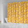 Potato Chip Pattern Print Bathroom Shower Curtain-grizzshop