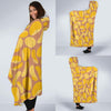 Potato Chip Pattern Print Hooded Blanket-grizzshop