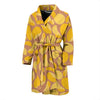 Potato Chip Pattern Print Men Long Robe-grizzshop