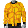 Potato Chip Pattern Print Men's Bomber Jacket-grizzshop