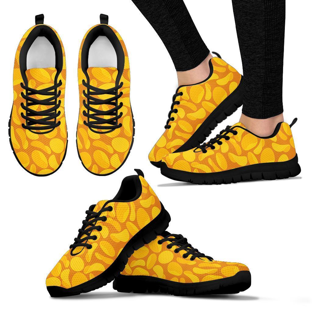 Potato Chip Pattern Print Sneaker Shoes For Men Women-grizzshop