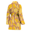 Potato Chip Pattern Print Women Long Robe-grizzshop