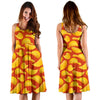 Potato Chip Print Pattern Dress-grizzshop