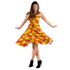 Potato Chip Print Pattern Dress-grizzshop