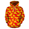 Potato Chip Print Pattern Men Women Pullover Hoodie-grizzshop