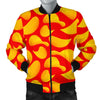 Potato Chip Print Pattern Men's Bomber Jacket-grizzshop