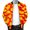 Potato Chip Print Pattern Men's Bomber Jacket-grizzshop