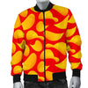 Potato Chip Print Pattern Men's Bomber Jacket-grizzshop