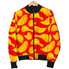 Potato Chip Print Pattern Men's Bomber Jacket-grizzshop