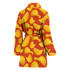 Potato Chip Print Pattern Women Long Robe-grizzshop