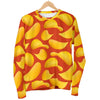 Potato Chip Print Pattern Women's Sweatshirt-grizzshop