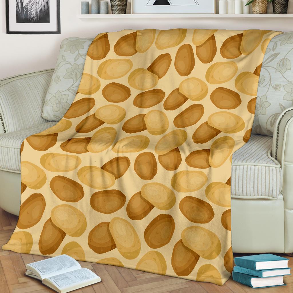 Potato Pattern Print Blanket-grizzshop