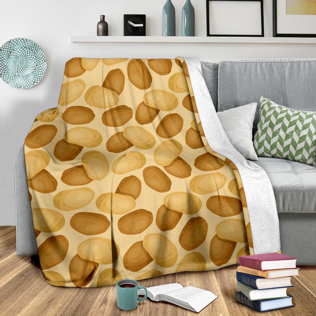 Potato Pattern Print Blanket-grizzshop