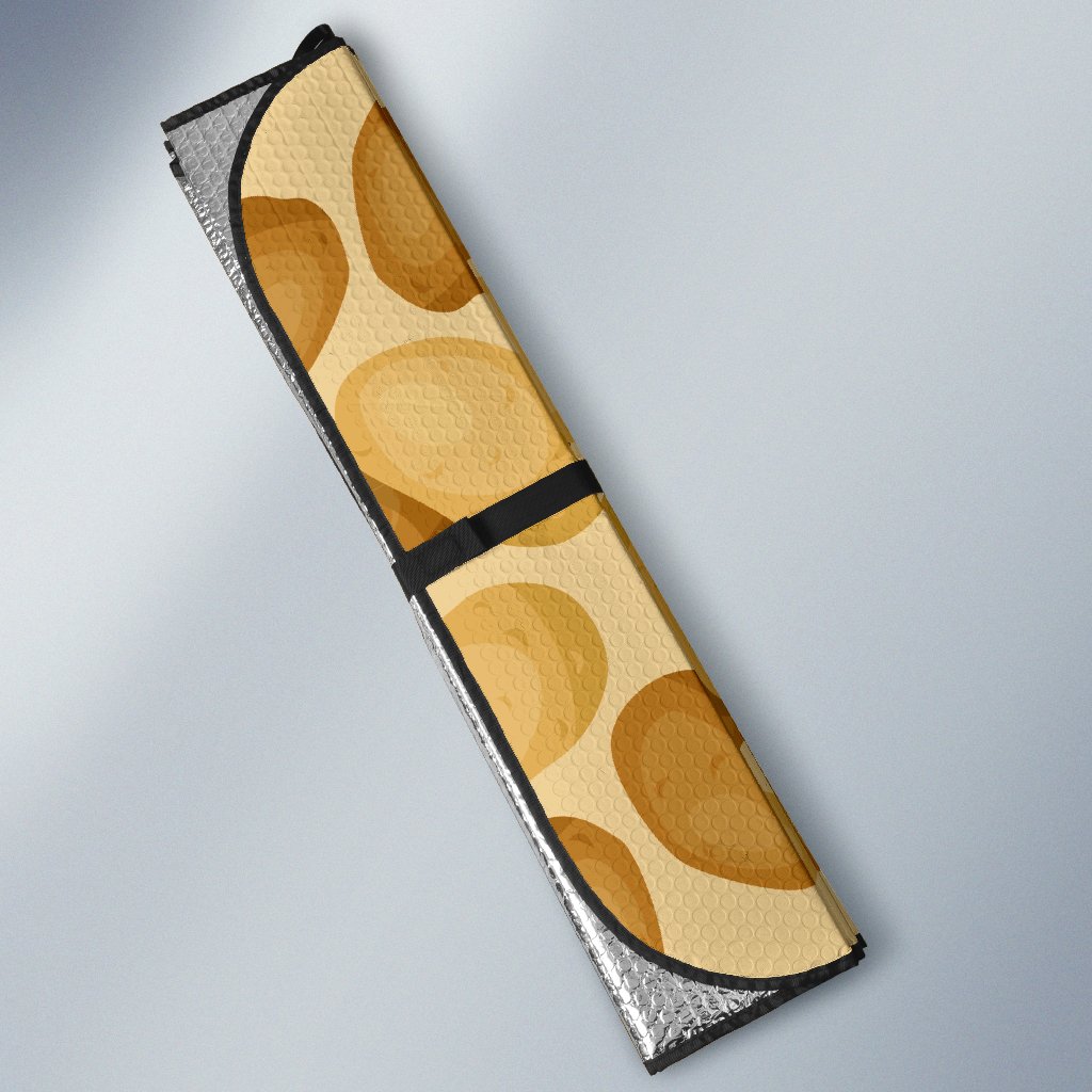 Potato Pattern Print Car Sun Shade-grizzshop