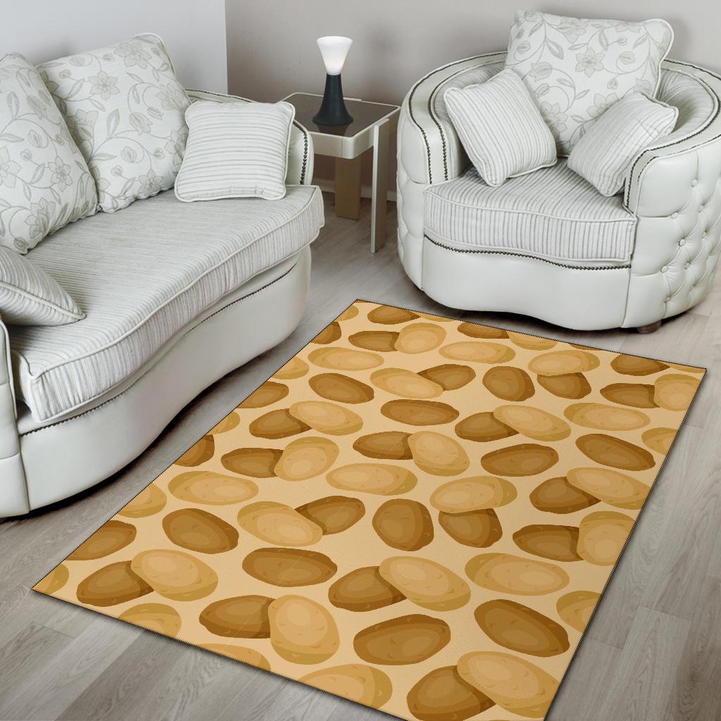 Potato Pattern Print Floor Mat-grizzshop