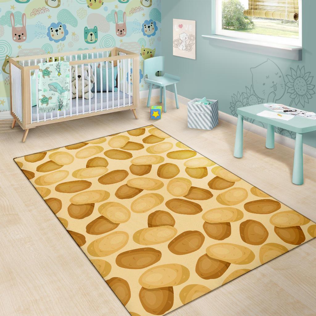 Potato Pattern Print Floor Mat-grizzshop