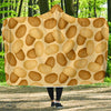 Potato Pattern Print Hooded Blanket-grizzshop