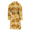 Potato Pattern Print Men Long Robe-grizzshop