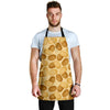 Potato Pattern Print Men's Apron-grizzshop