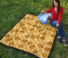 Potato Pattern Print Quilt-grizzshop