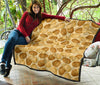 Potato Pattern Print Quilt-grizzshop