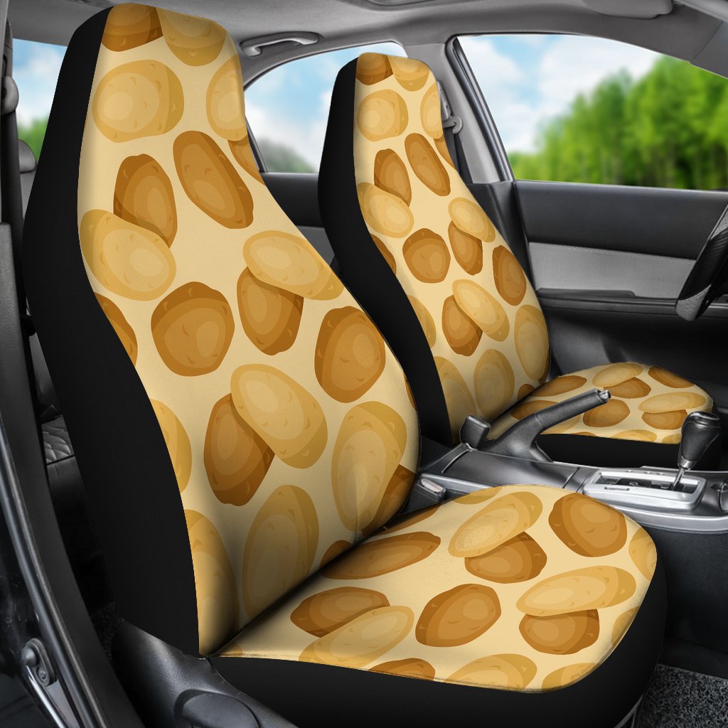 Potato Pattern Print Universal Fit Car Seat Covers-grizzshop