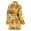 Potato Pattern Print Women Long Robe-grizzshop