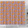 Potato Print Pattern Bathroom Shower Curtain-grizzshop