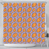 Potato Print Pattern Bathroom Shower Curtain-grizzshop