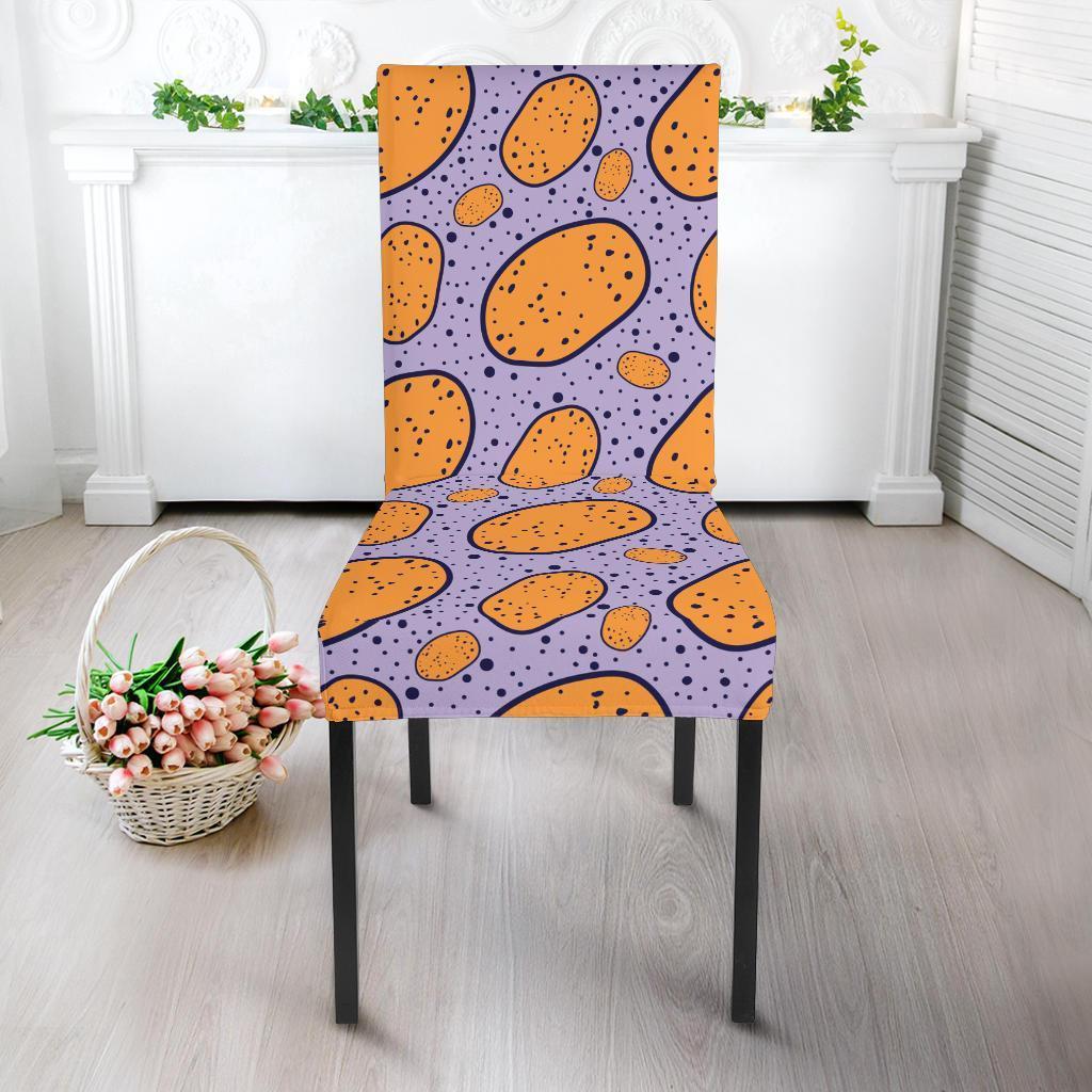 Potato Print Pattern Chair Cover-grizzshop