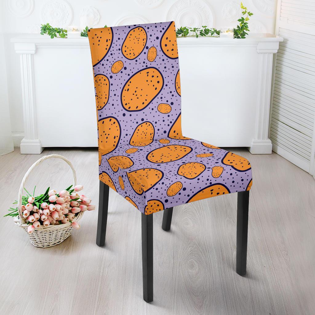 Potato Print Pattern Chair Cover-grizzshop