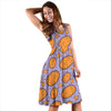 Potato Print Pattern Dress-grizzshop