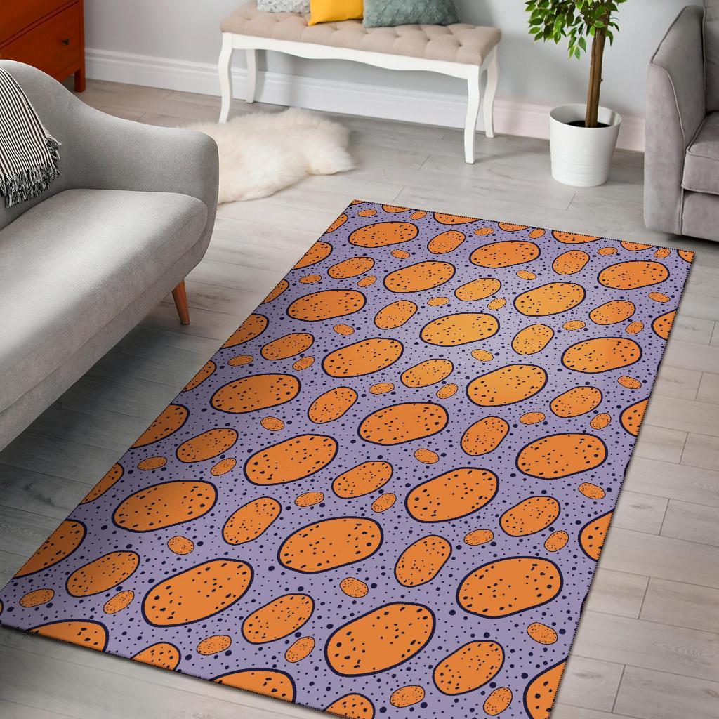 Potato Print Pattern Floor Mat-grizzshop