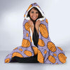 Potato Print Pattern Hooded Blanket-grizzshop