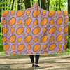 Potato Print Pattern Hooded Blanket-grizzshop