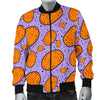 Potato Print Pattern Men's Bomber Jacket-grizzshop