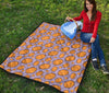 Potato Print Pattern Quilt-grizzshop