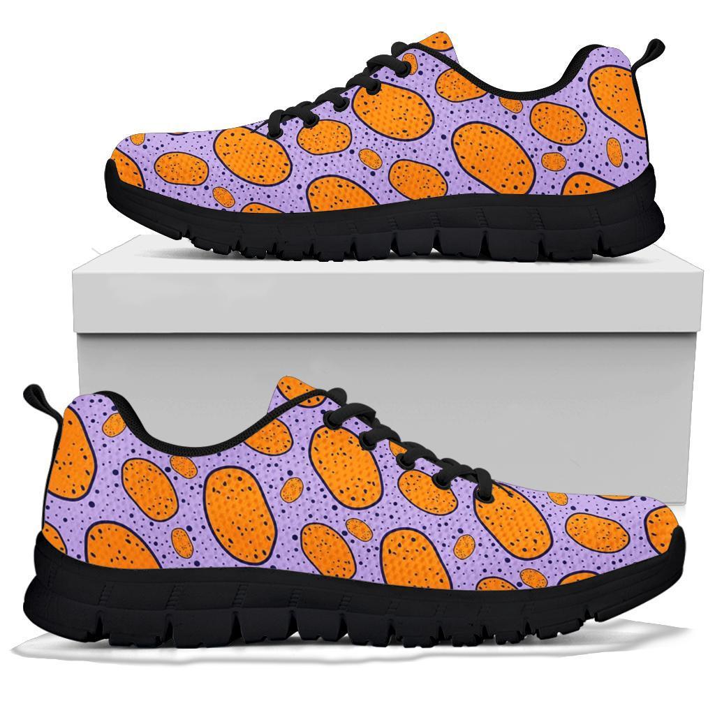 Potato Print Pattern Sneaker Shoes For Men Women-grizzshop