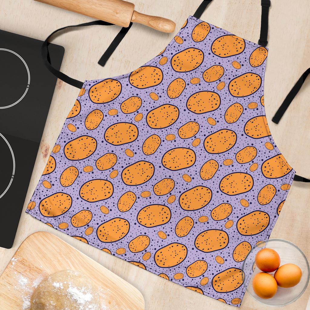 Potato Print Pattern Women's Apron-grizzshop