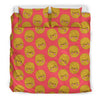 Potato Smile Pattern Print Duvet Cover Bedding Set-grizzshop