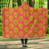 Potato Smile Pattern Print Hooded Blanket-grizzshop