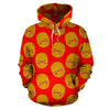 Potato Smile Pattern Print Men Women Pullover Hoodie-grizzshop