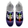 Power Of Seven Chakras Print White Athletic Shoes-grizzshop