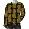 Premium Golden Pineapple Print Sweatshirt-grizzshop