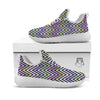 Pride Zigzag Rainbow Gay Print Pattern White Athletic Shoes-grizzshop