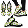 Prince Crown Frog Pattern Print Black Sneaker Shoes For Men Women-grizzshop