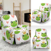 Prince Crown Frog Pattern Print Recliner Cover-grizzshop