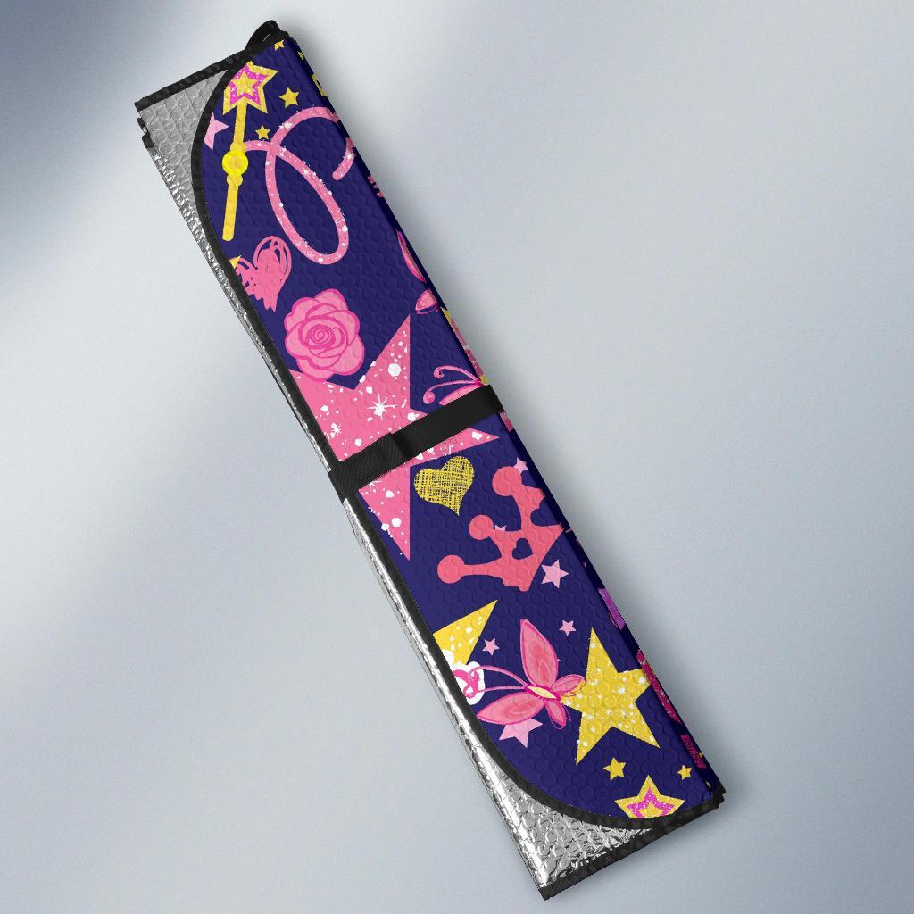 Princess Fairy Pattern Print Car Sun Shade-grizzshop