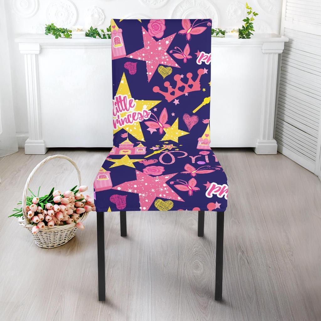 Princess Fairy Pattern Print Chair Cover Grizzshopping