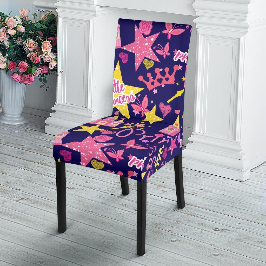 Princess Fairy Pattern Print Chair Cover-grizzshop